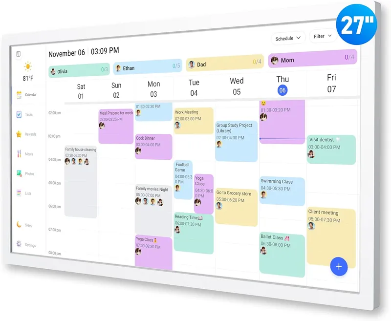 flyEVfish Digital Calendar – 27 Inch